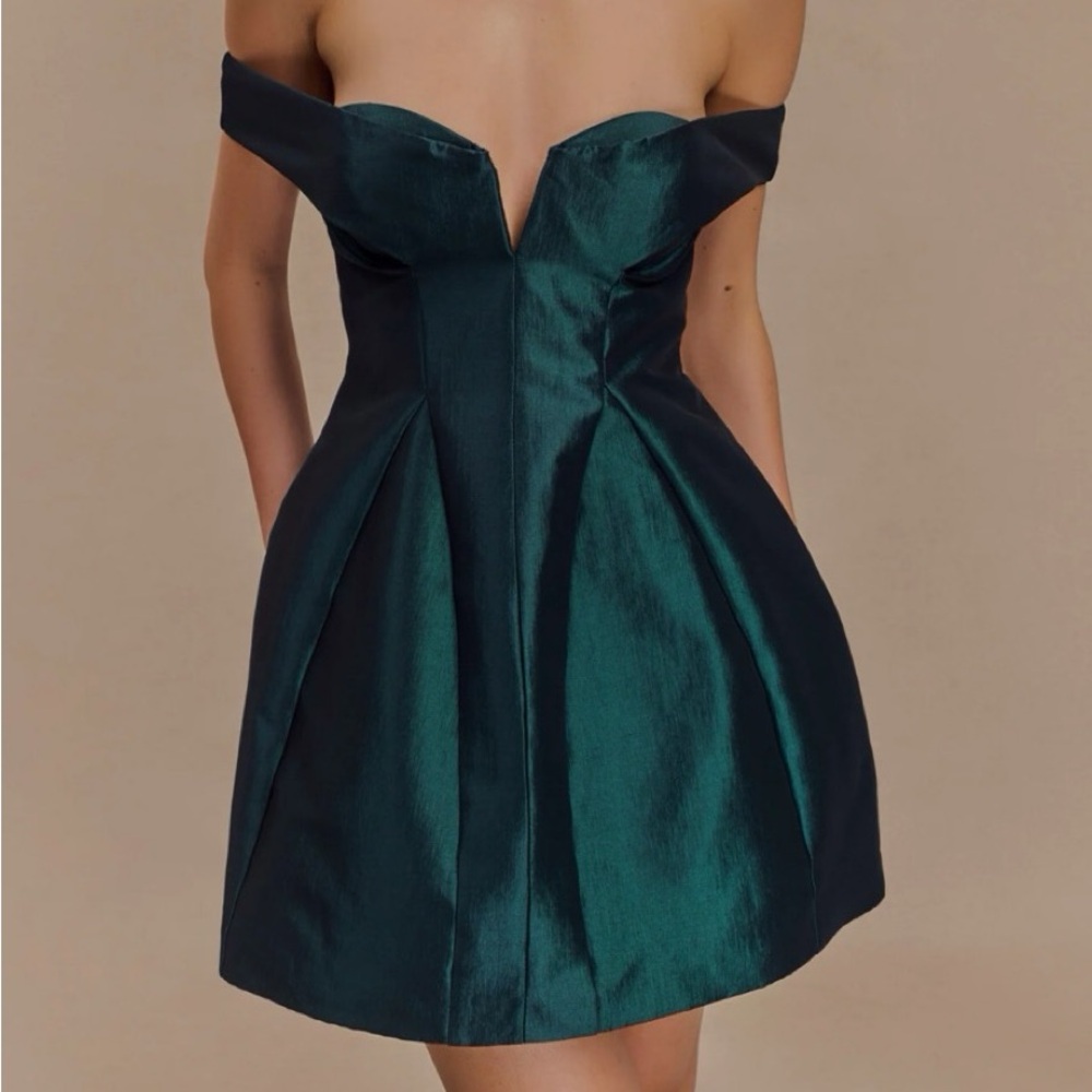 MESHKI Diana Dress - Emerald